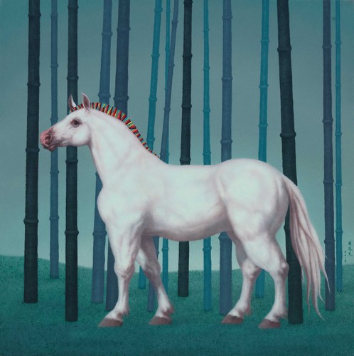 胡桂東《竹林賢士之一》-布面油畫-60x60cm-2018年.jpg